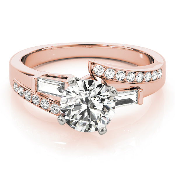 Engagement Rings Fancy Shape Baguette Remounts - TN84061