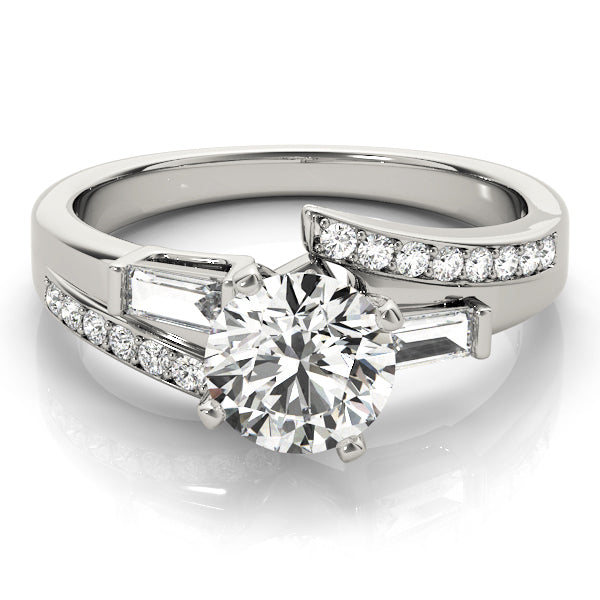 Engagement Rings Fancy Shape Baguette Remounts - TN84061