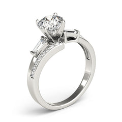 Engagement Rings Fancy Shape Baguette Remounts - TN84061