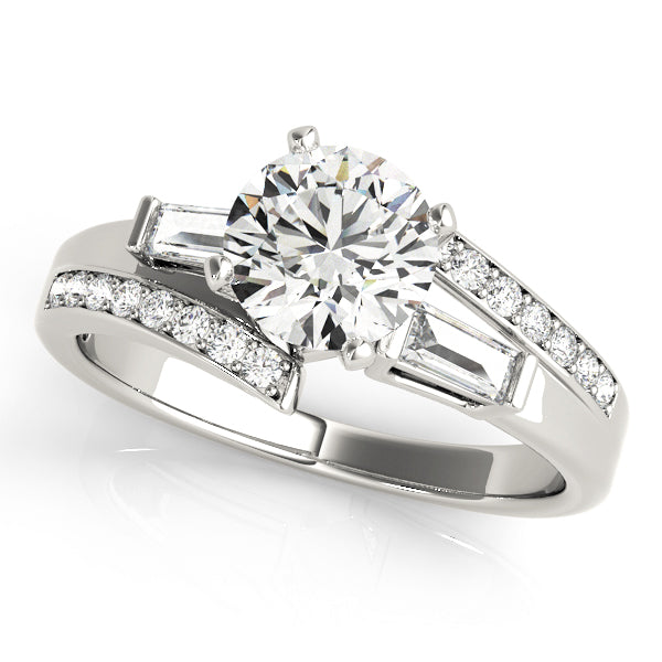 Engagement Rings Fancy Shape Baguette Remounts - TN84061