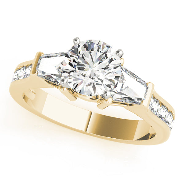 Engagement Rings Fancy Shape Baguette Remounts - TN84115