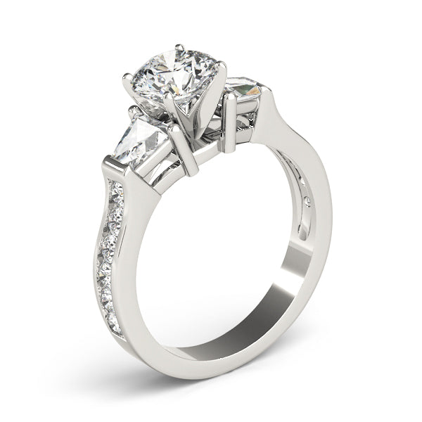 Engagement Rings Fancy Shape Baguette Remounts - TN84115