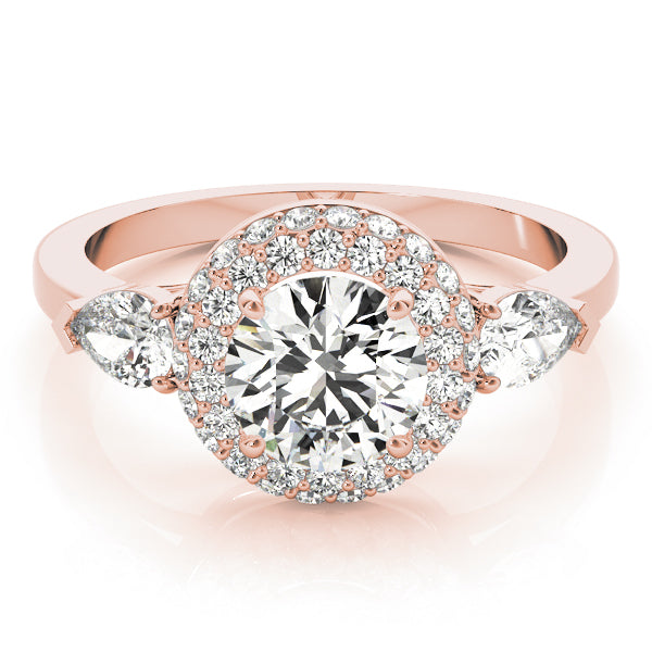 Engagement Rings Halo Round - TN84118