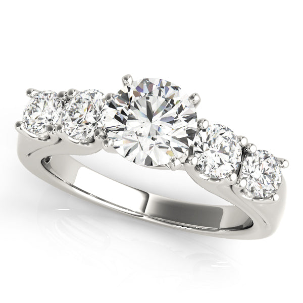 Engagement Rings Single Row Prong Set - TN84181