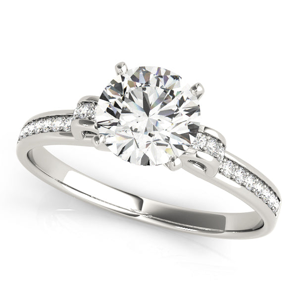 Engagement Rings Single Row Prong Set - TN84252