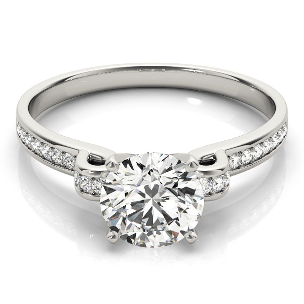 Engagement Rings Single Row Prong Set - TN84252
