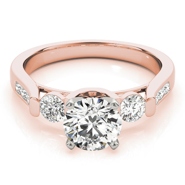 Engagement Rings 3 Stone Round - TN84268