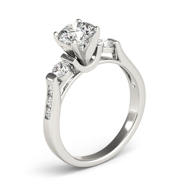 Engagement Rings 3 Stone Round - TN84268