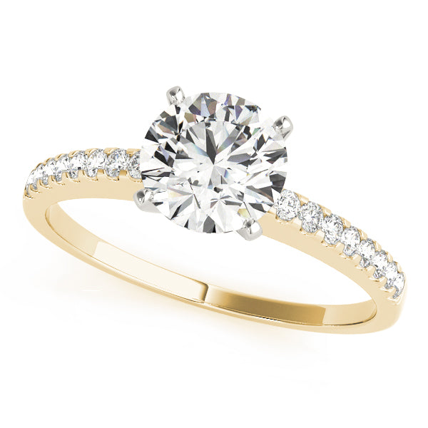 Engagement Rings Single Row Prong Set - TN84275
