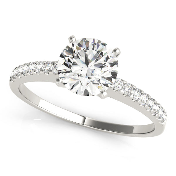 Engagement Rings Single Row Prong Set - TN84275
