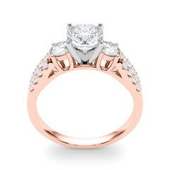 Engagement Rings 3 Stone Round - TN84277