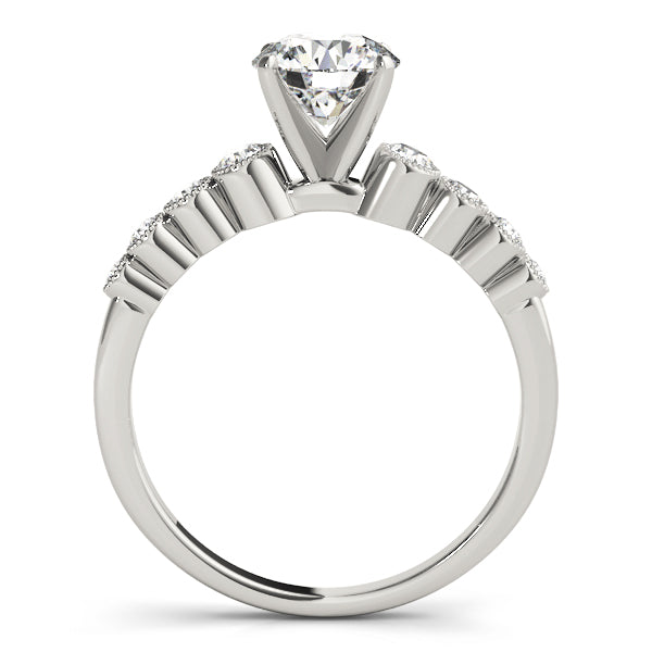 Engagement Rings Single Row Bezel Set - TN84284