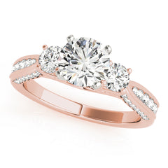 Engagement Rings 3 Stone Round - TN84296