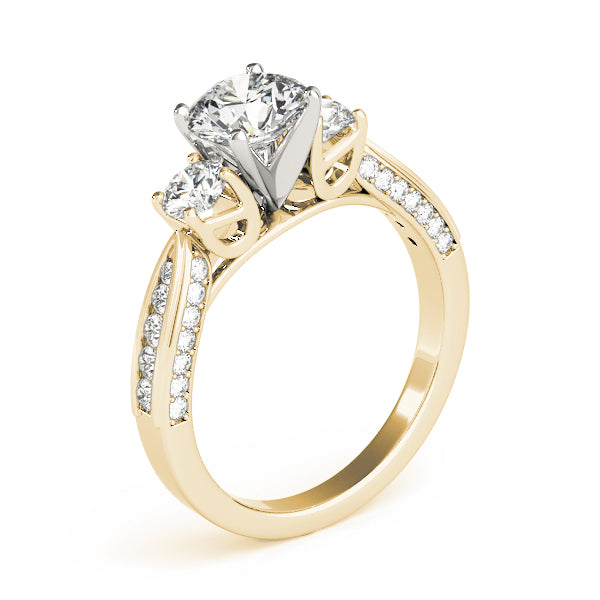 Engagement Rings 3 Stone Round - TN84296