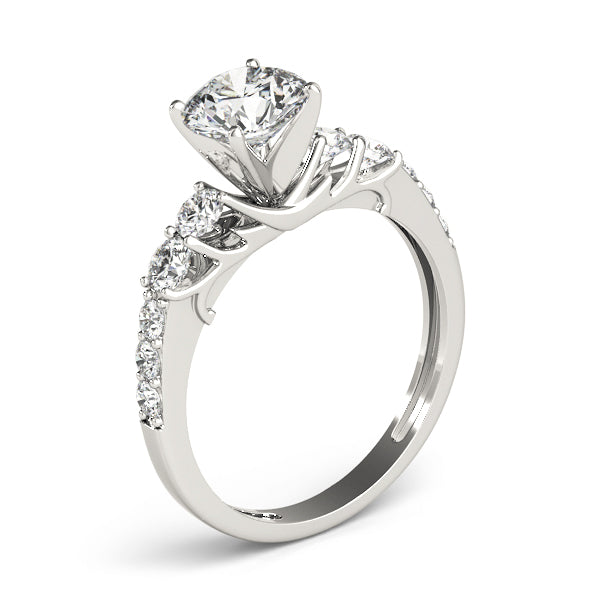 Engagement Rings Single Row Prong Set - TN84304