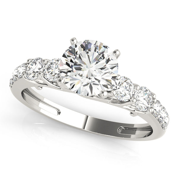 Engagement Rings Single Row Prong Set - TN84304