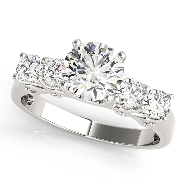 Engagement Rings Single Row Prong Set - TN84316