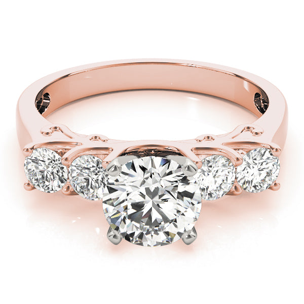 Engagement Rings Single Row Prong Set - TN84316