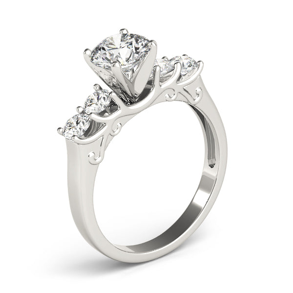 Engagement Rings Single Row Prong Set - TN84316