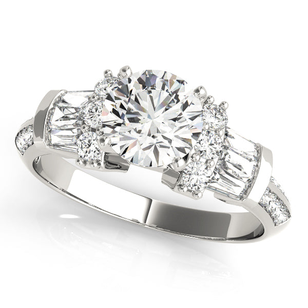 Engagement Rings Fancy Shape Baguette Remounts - TN84320