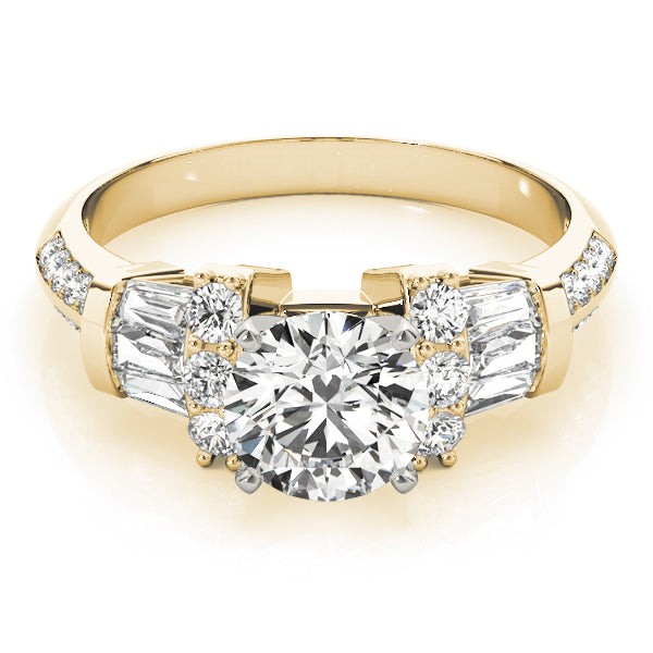 Engagement Rings Fancy Shape Baguette Remounts - TN84320