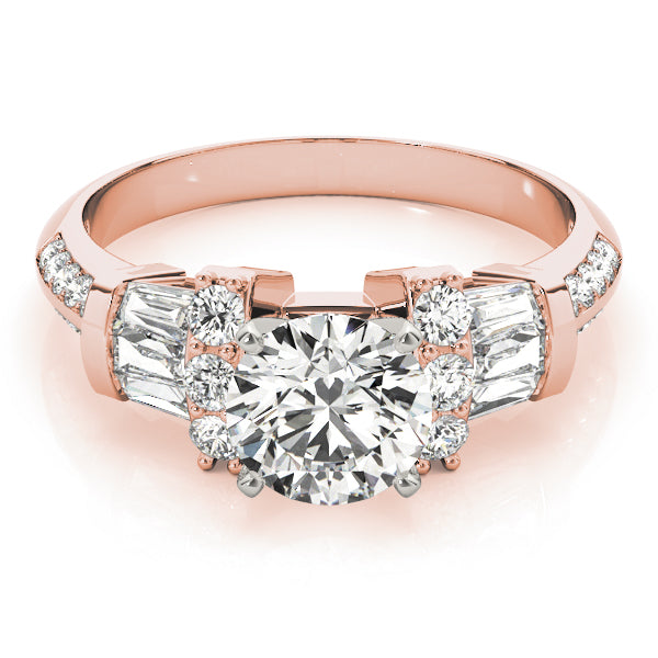 Engagement Rings Fancy Shape Baguette Remounts - TN84320