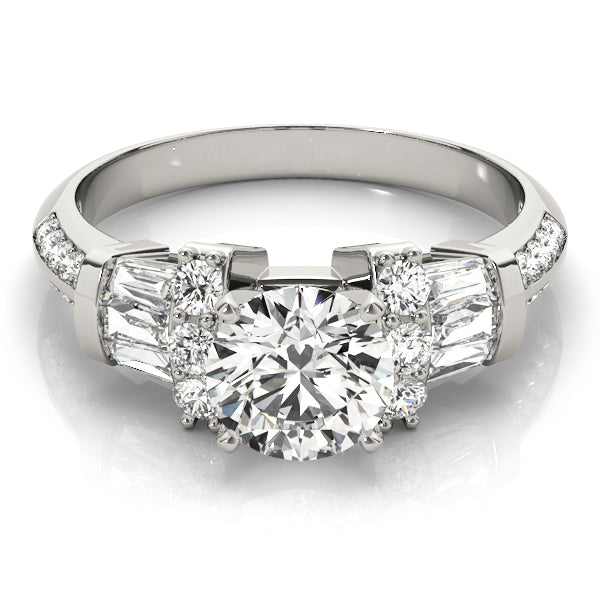 Engagement Rings Fancy Shape Baguette Remounts - TN84320