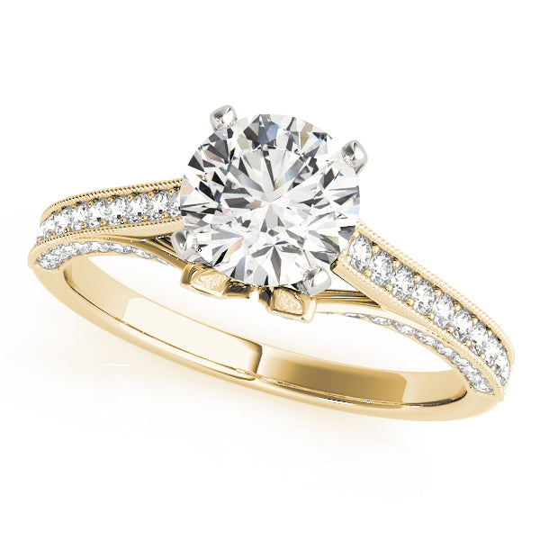 Engagement Rings Single Row Prong Set - TN84324