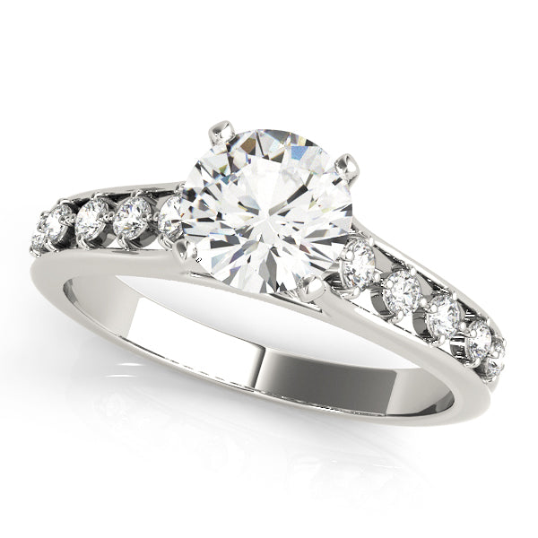 Engagement Rings Single Row Prong Set - TN84325