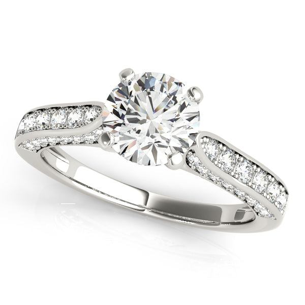 Engagement Rings Single Row Prong Set - TN84328