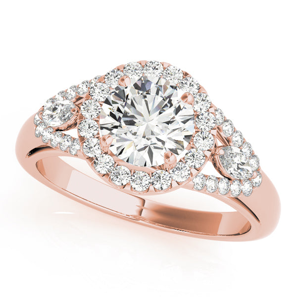 Engagement Rings Halo Round - TN84334