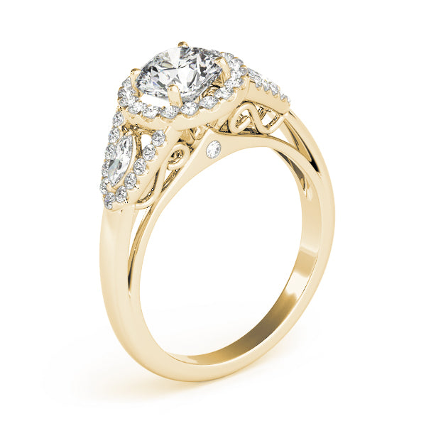 Engagement Rings Halo Round - TN84334
