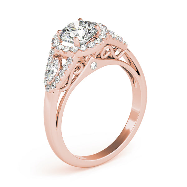 Engagement Rings Halo Round - TN84334