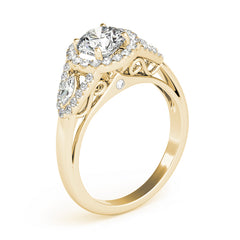 Engagement Rings Halo Round - TN84334