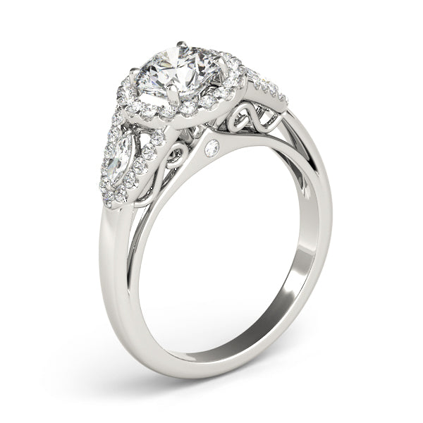 Engagement Rings Halo Round - TN84334