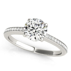 Engagement Rings Single Row Prong Set - TN84350-E