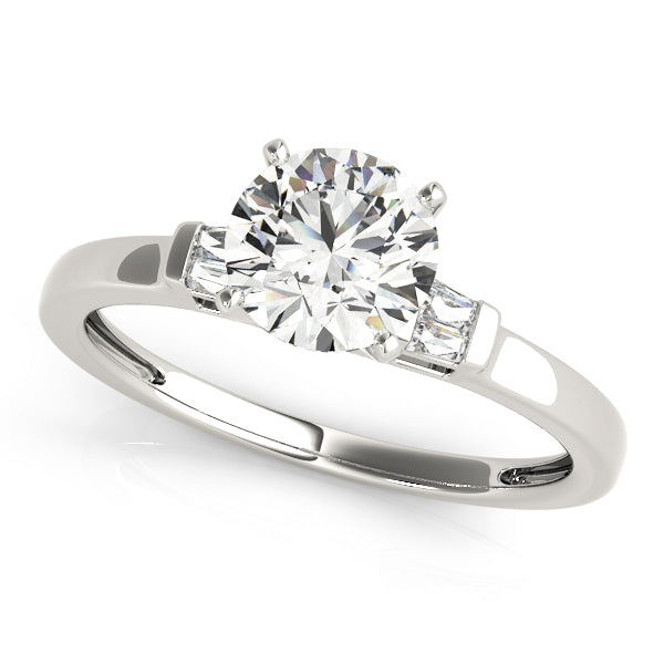 Engagement Rings Fancy Shape Baguette Remounts - TN84358