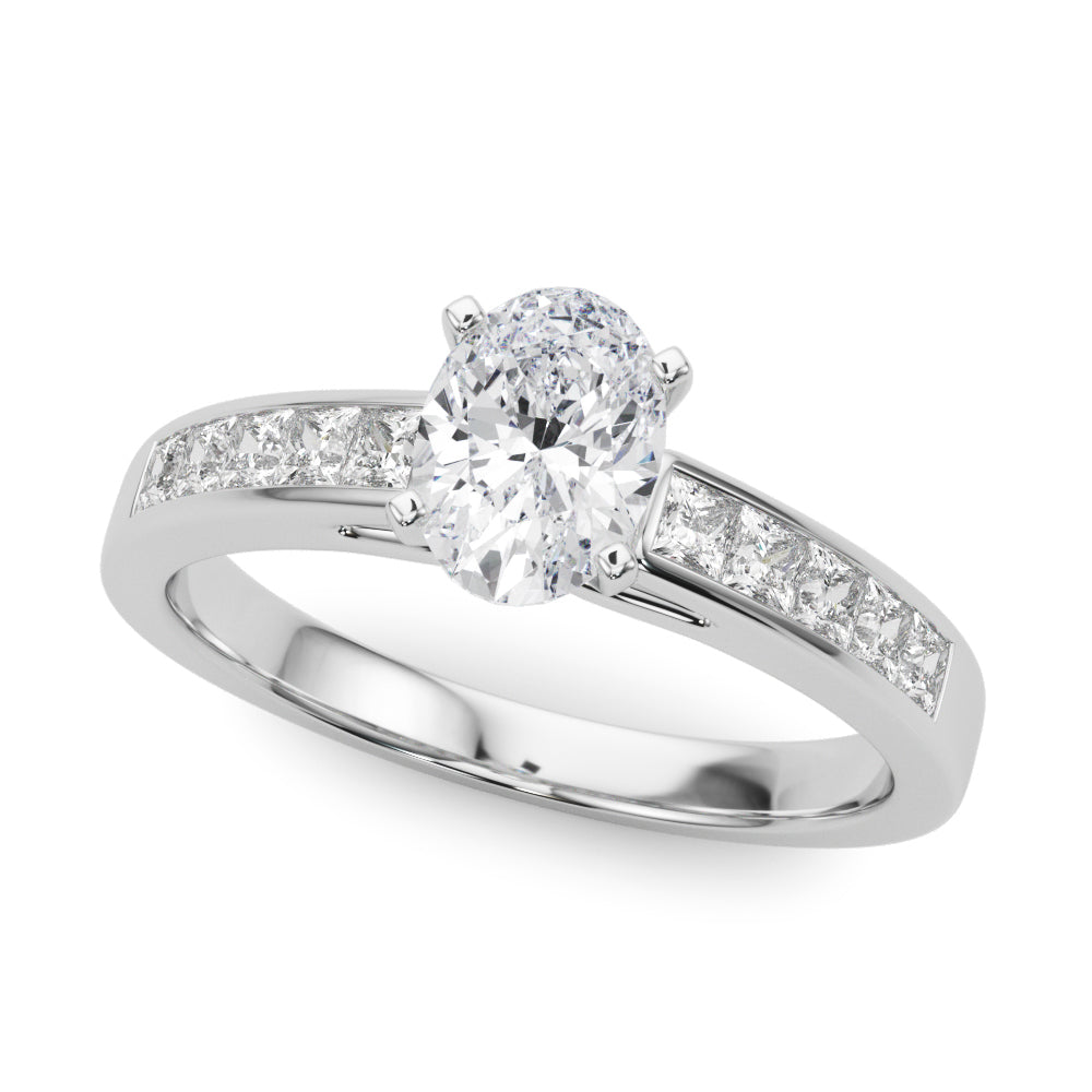 Engagement Rings Fancy Shape Princess Remounts - TN84361