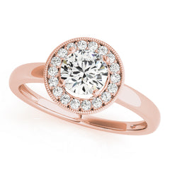 Engagement Rings Halo Round - TN84372