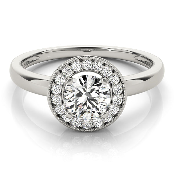 Engagement Rings Halo Round - TN84372