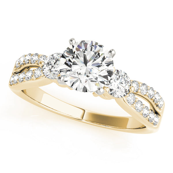 Engagement Rings 3 Stone Round - TN84420