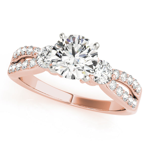 Engagement Rings 3 Stone Round - TN84420