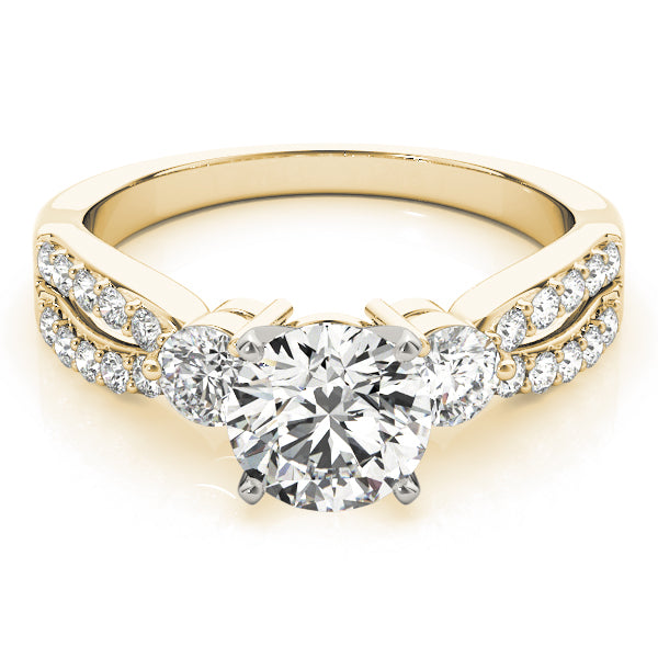 Engagement Rings 3 Stone Round - TN84420