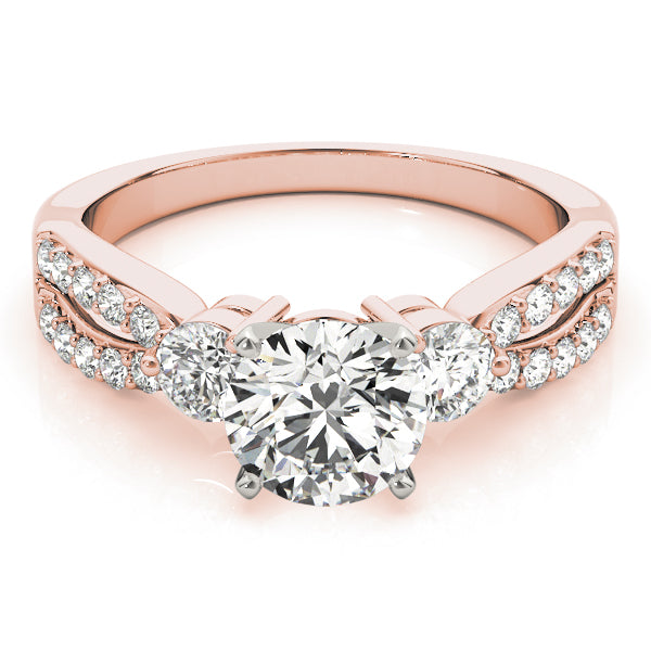 Engagement Rings 3 Stone Round - TN84420