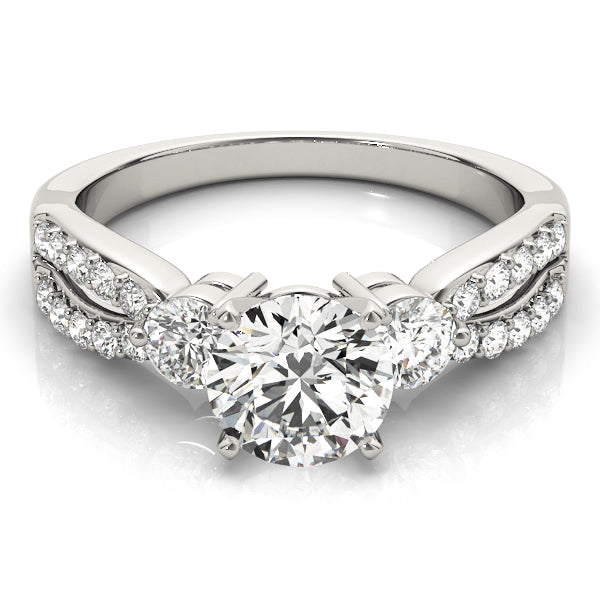 Engagement Rings 3 Stone Round - TN84420