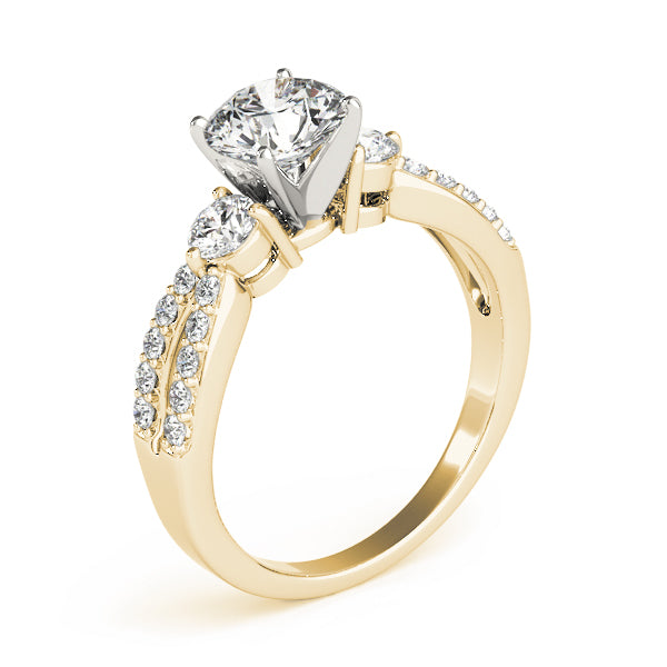 Engagement Rings 3 Stone Round - TN84420