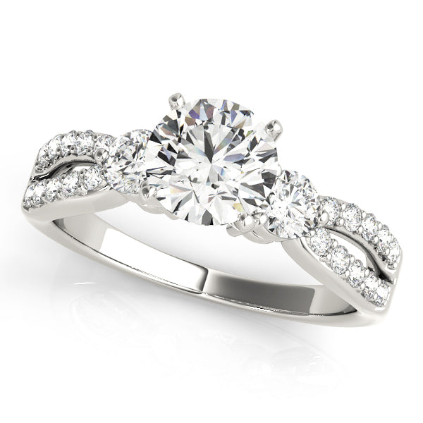 Engagement Rings 3 Stone Round - TN84420