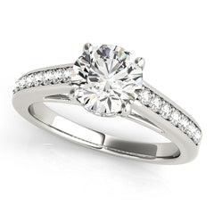 Engagement Rings Single Row Prong Set - TN84455