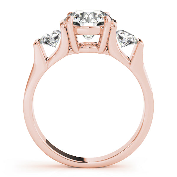 Engagement Rings 3 Stone Round - TN84464
