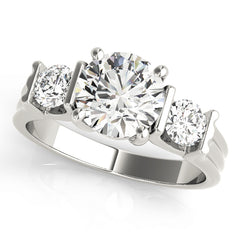Engagement Rings 3 Stone Round - TN84464